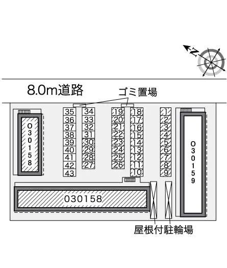 ★手数料０円★摂津市鳥飼本町３丁目　月極駐車場（LP）